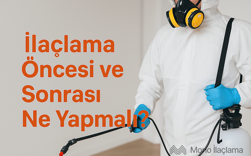 İlaçlama Öncesi ve Sonrası Ne Yapmalı?